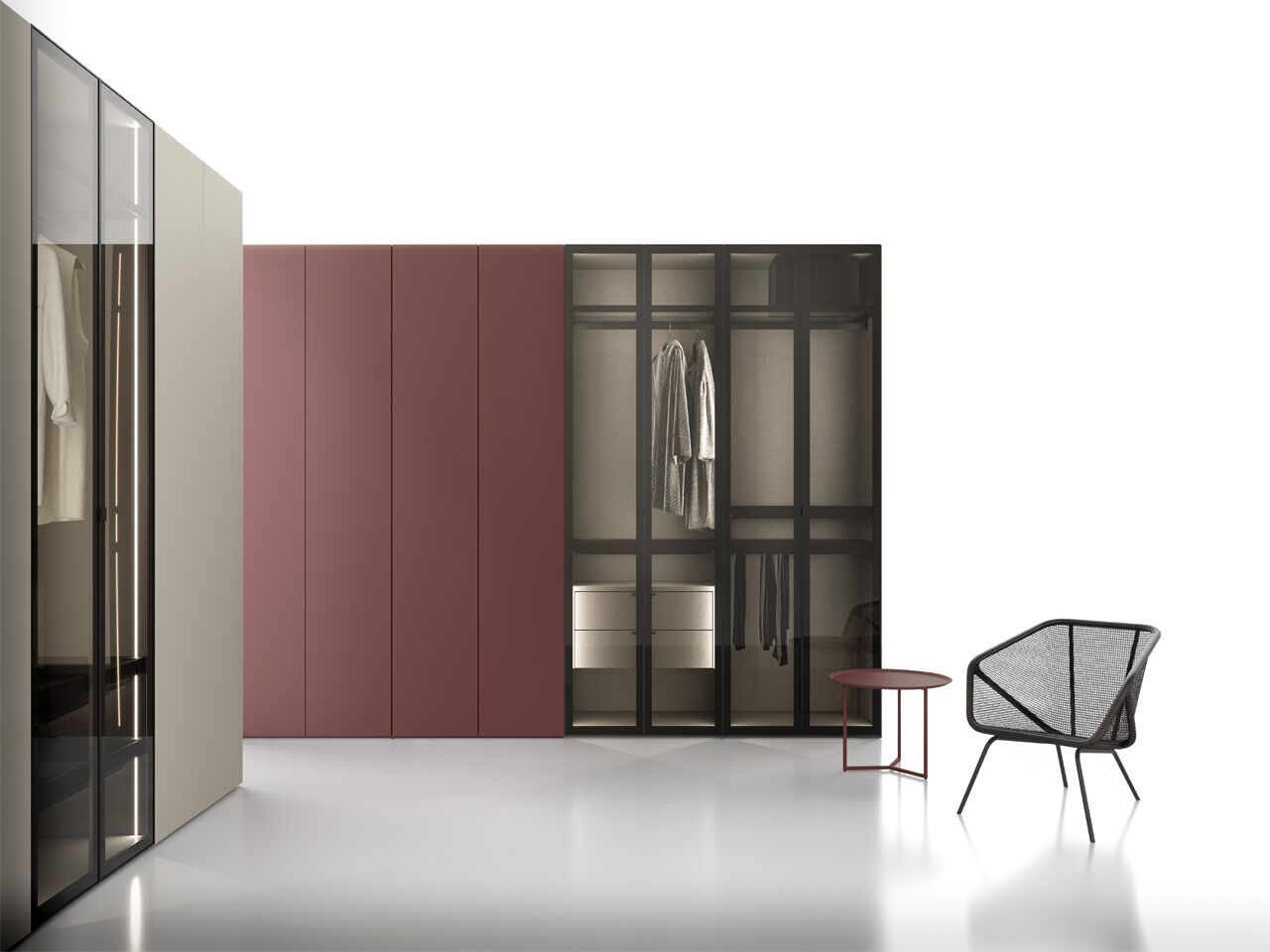 Модульный шкаф с дверцами рамы Santalucia Mobili NOCTA ARCH-00030941 - Вид №2