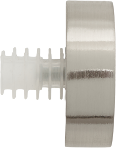 Наконечник для карниза INSPIRE металлический хром 20 см (2 шт) 85186708