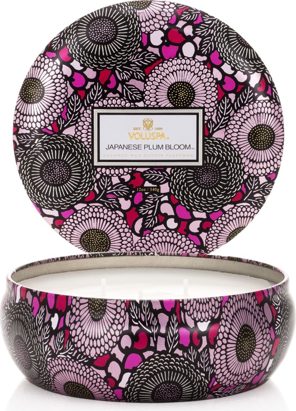 10664271 VOLUSPA Ароматическая свеча Voluspa "Японская слива", с 3 фитилями, 340гр 