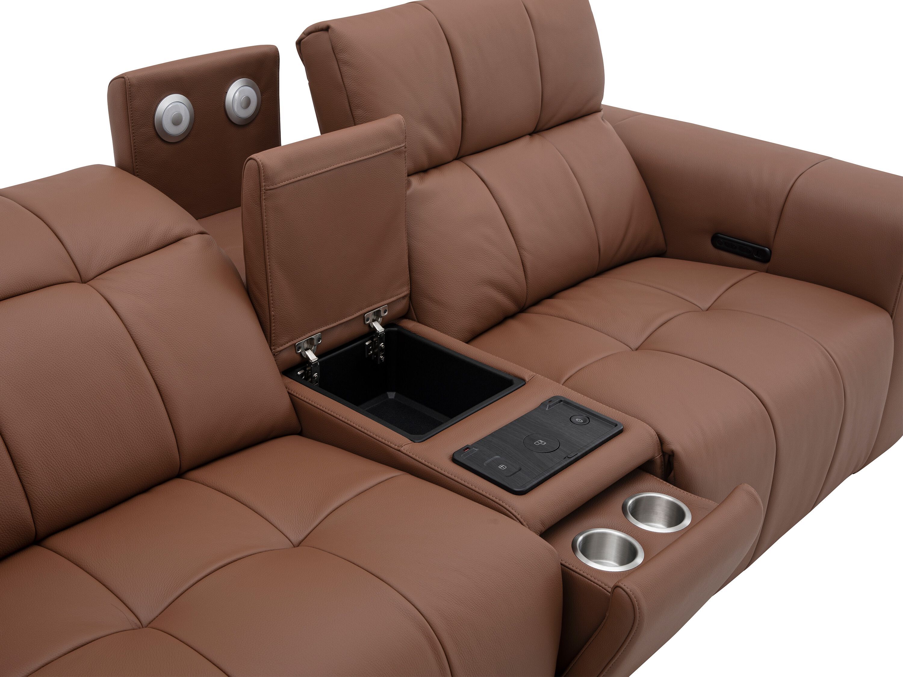 Кожаный диван с электроприводом на 3 места CAMPO DE' FIORI 5360 ARCH-00073532 - Вид №11