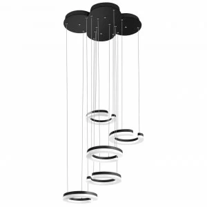 Подвесная светодиодная люстра Lightstar Unitario 763447 LIGHTSTAR ДИЗАЙНЕРСКИЕ, UNITARIO 220503 Черный