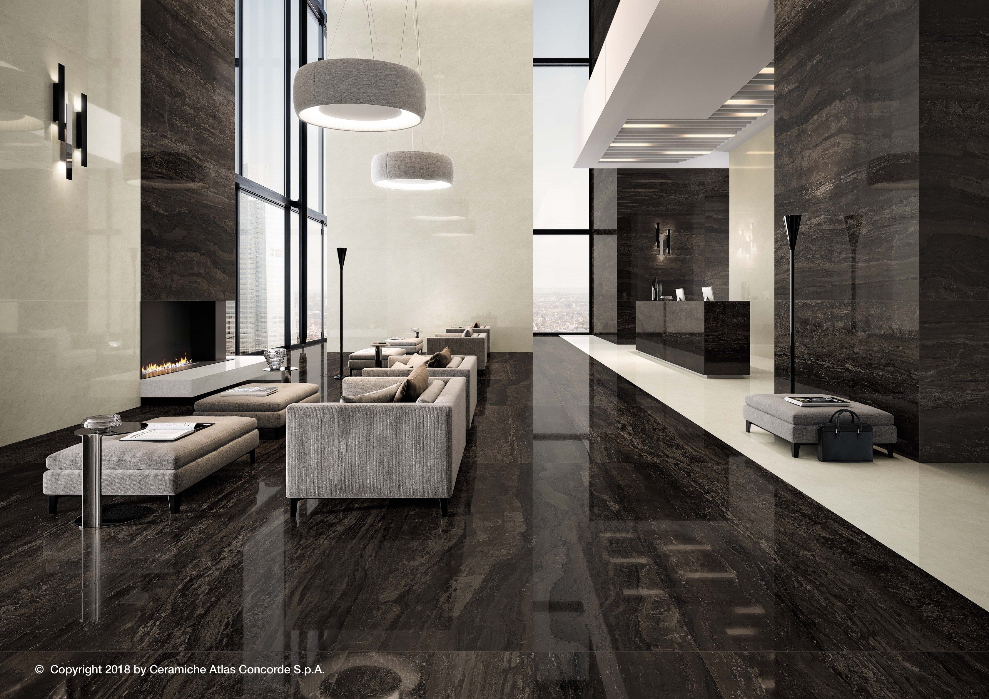 Пол из керамогранита с мраморным эффектом Atlas Concorde Marvel Edge ARCH-00074519 - Вид №41