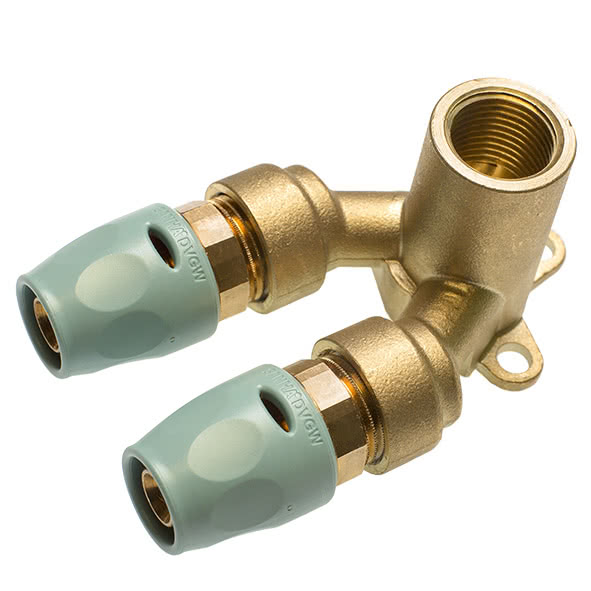 123478GZ201216 SANHA 23478GZ 3fit-Press pb-free Водорозетка проходная разъемная ВПр-ВР 20x1/2x16 мм  - Вид №1