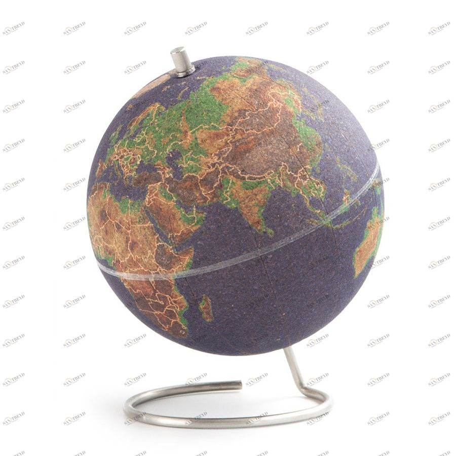 Глобус цветной Colour малый SUCK UK SKCORKGLOBE4