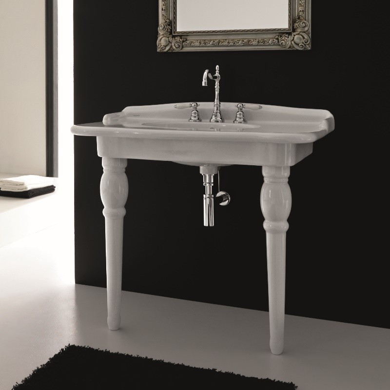 43719 Напольная раковина стоящая овальная Ceramica Hidra ELLADE - Вид №6