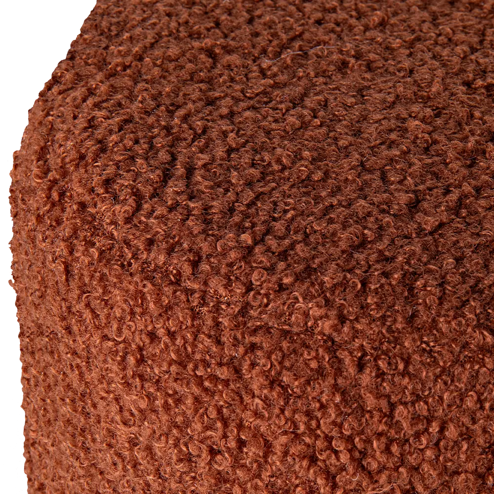 Santreyd: Треугольный пуф букле в терракотовом оттенке 89392879 STLM-1463489 - Вид №1