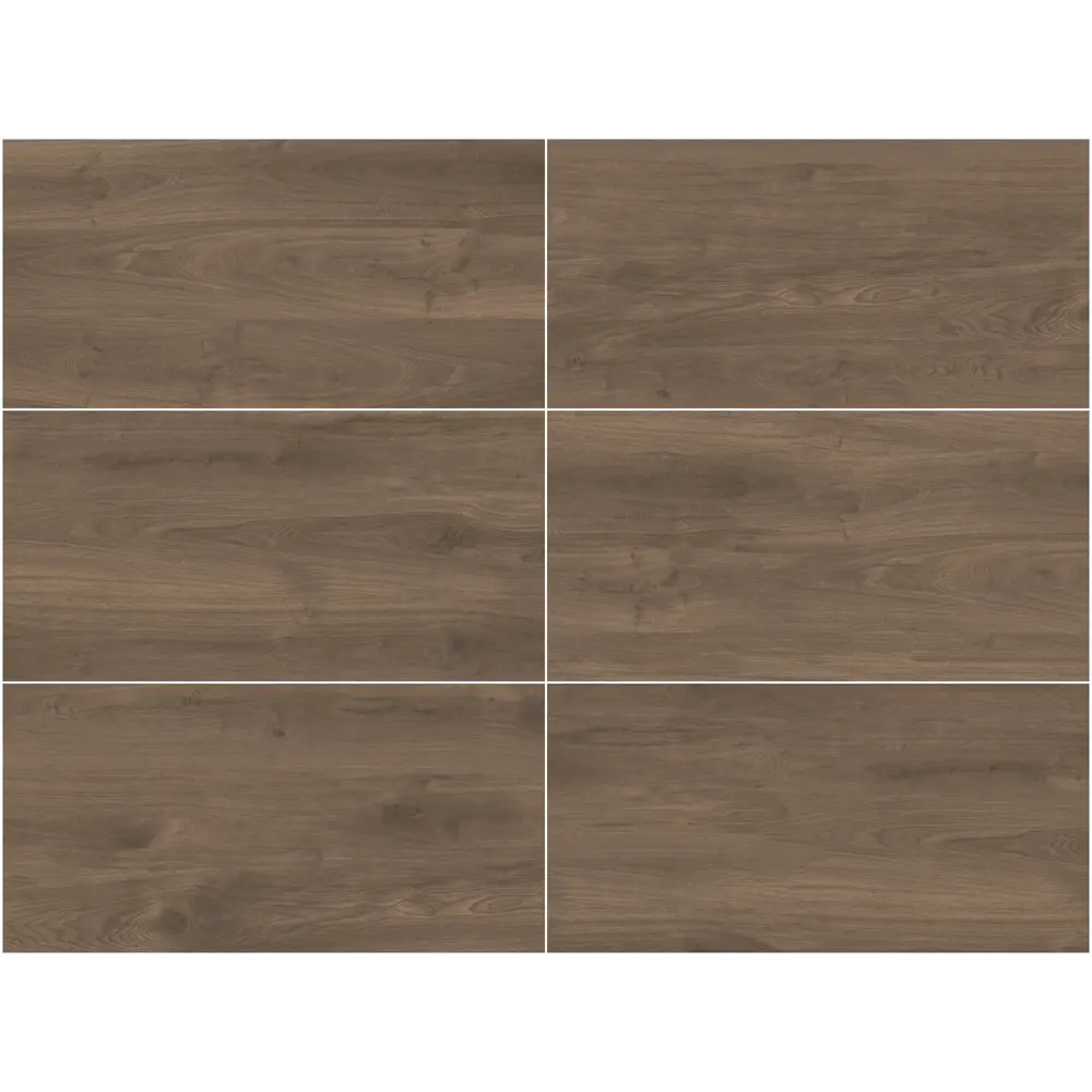Глазурованный керамогранит Ceradim Wood Latina Brown 60x120 см 1.44 м² матовый цвет коричневый 89457834 STLM-2190138 Wood Latina Brown Chevron - Вид №1