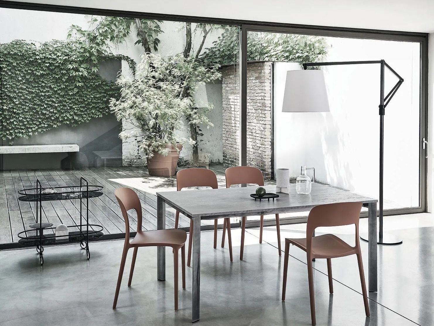 Стол для гостиной из стали и меламина Bontempi Casa DUBLINO ARCH-00062557 - Вид №1