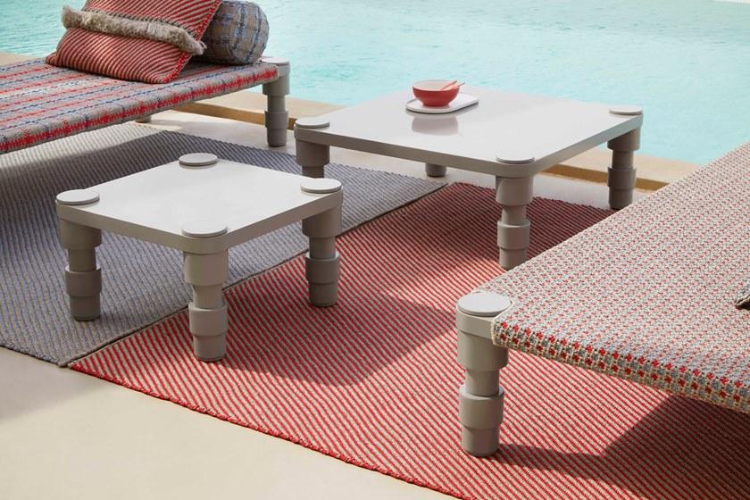 GAN Квадратный садовый стол из термо-лакированного алюминия Garden layers sun-id-1363882 - Вид №13