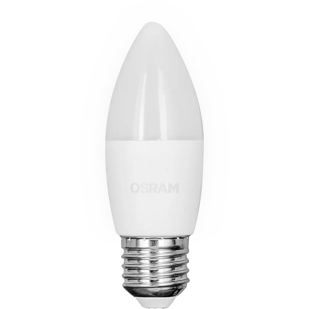 Светодиодная лампа OSRAM свеча 9Вт холодный белый свет 85099656 STLM-1482754 - Вид №1