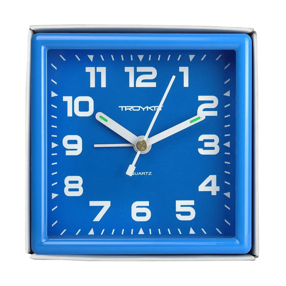 Будильник Troykatime цвет синий STLM-2114584 - Вид №3