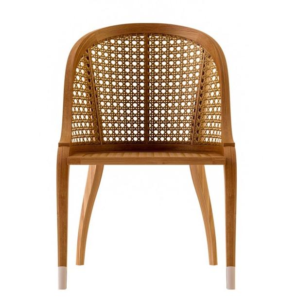 ASTELLO Садовый стул из тика Tulipe Tu.sc1.f1 - Вид №2