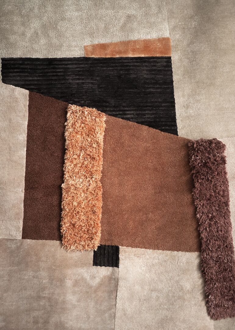 Ковер ручной работы с геометрическим рисунком Baxter Himani ARCH-00054247 - Вид №3