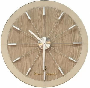 Tonino Lamborghini Casa Настенные часы из фанерованной древесины