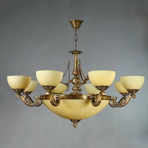 Подвесная люстра Ambiente Tenerife 02166/8 AB желтая AMBIENTE ДИЗАЙНЕРСКИЕ, TENERIFE 188239 Желтый