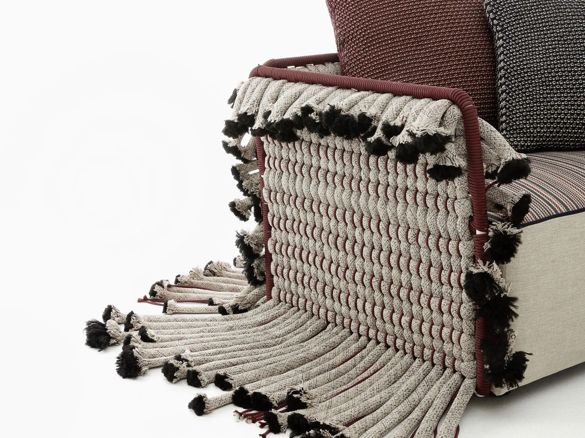 Алюминиевое уличное кресло с плетением Nodo Italia Antonio Marras + Nodo Italia ARCH-00088609 - Вид №17