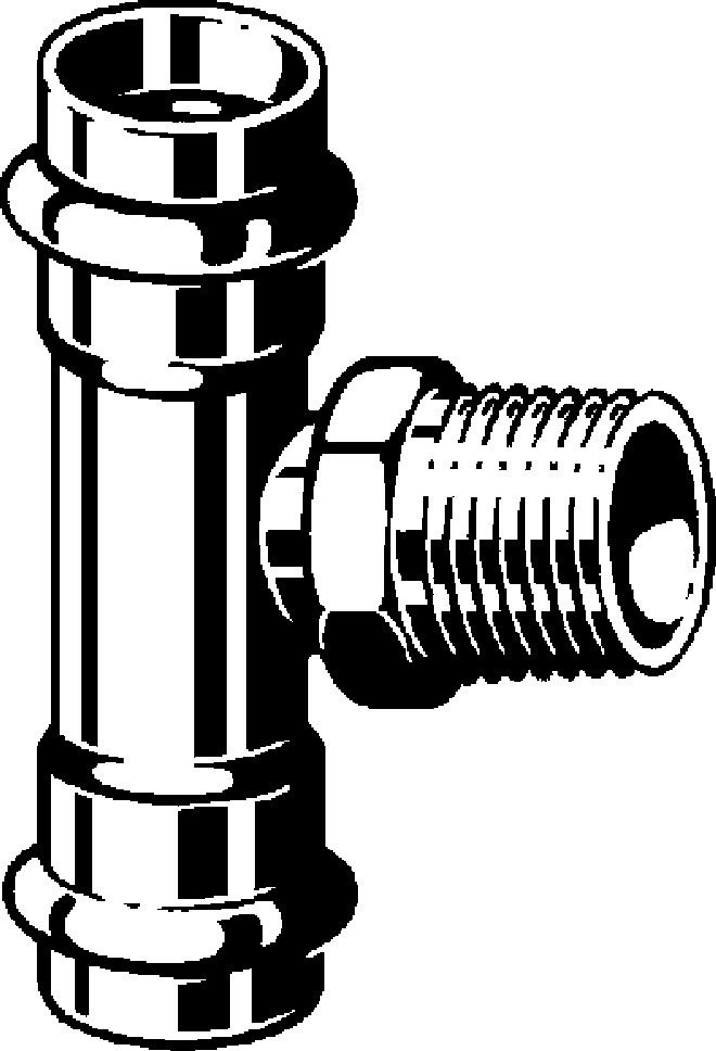 Viega Тройник Sanpress Inox 2317.1 (446024) 446 024 - Вид №1