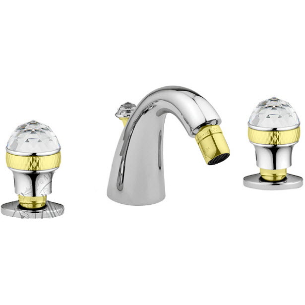 Смеситель MIGLIORE Axo Swarovski ML.AXO-625F.СR для биде - хром, на 3 отверстия ML.AXO-625F.CR - Вид №2