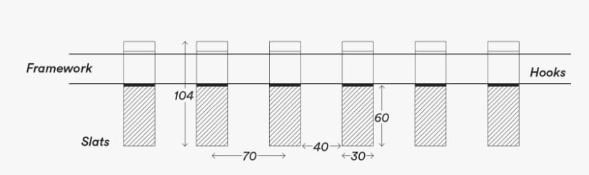 Деревянные потолочные плитки NODOO Controsoffitto a doghe aperte ARCH-00100775 - Вид №9
