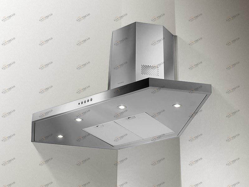 FABER Угловая вытяжка из нержавеющей стали со встроенным освещением класса c  325.0538.982 