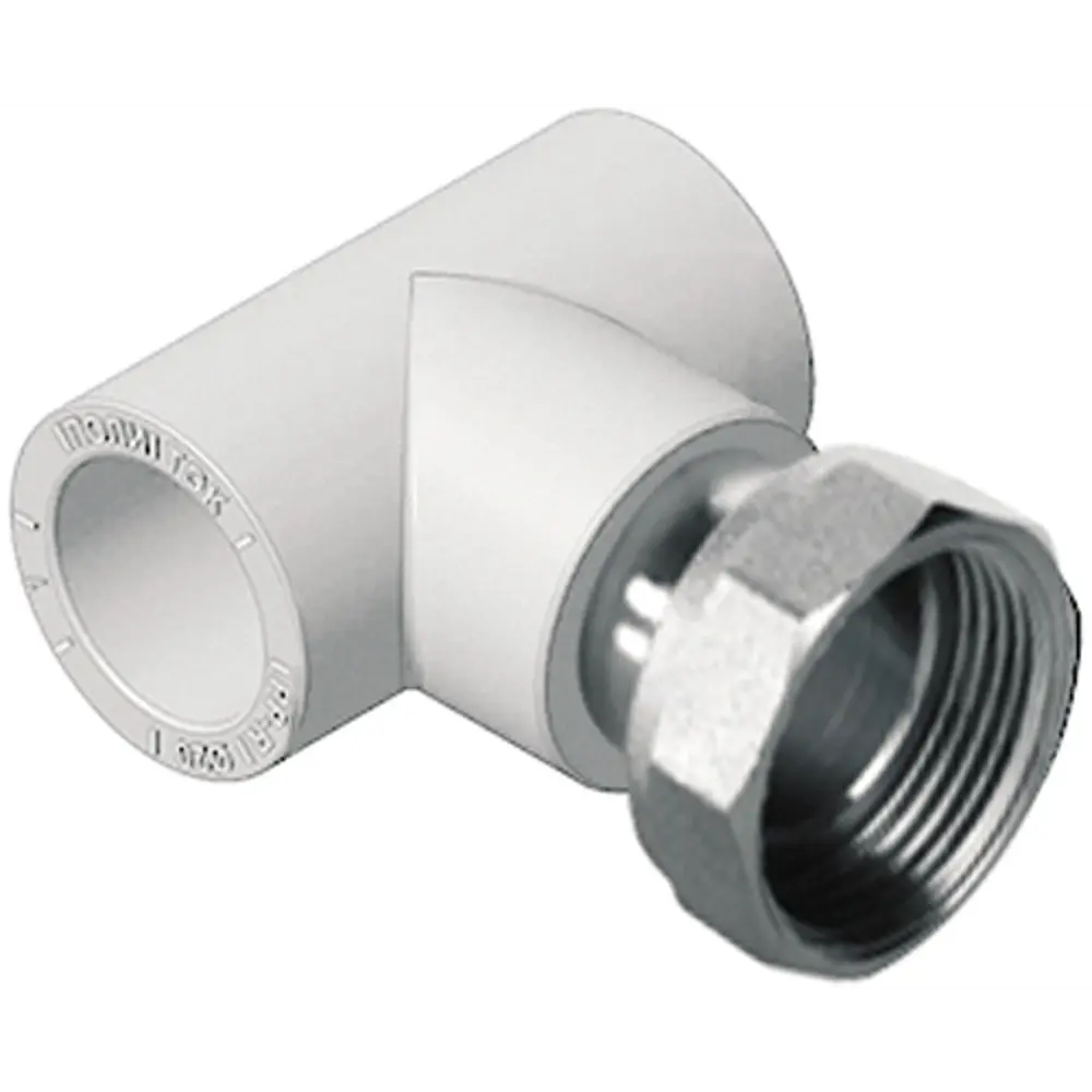 Тройник комбинированный Политэк 1 1/4" для полипропиленовых труб 89422858 STLM-1565550