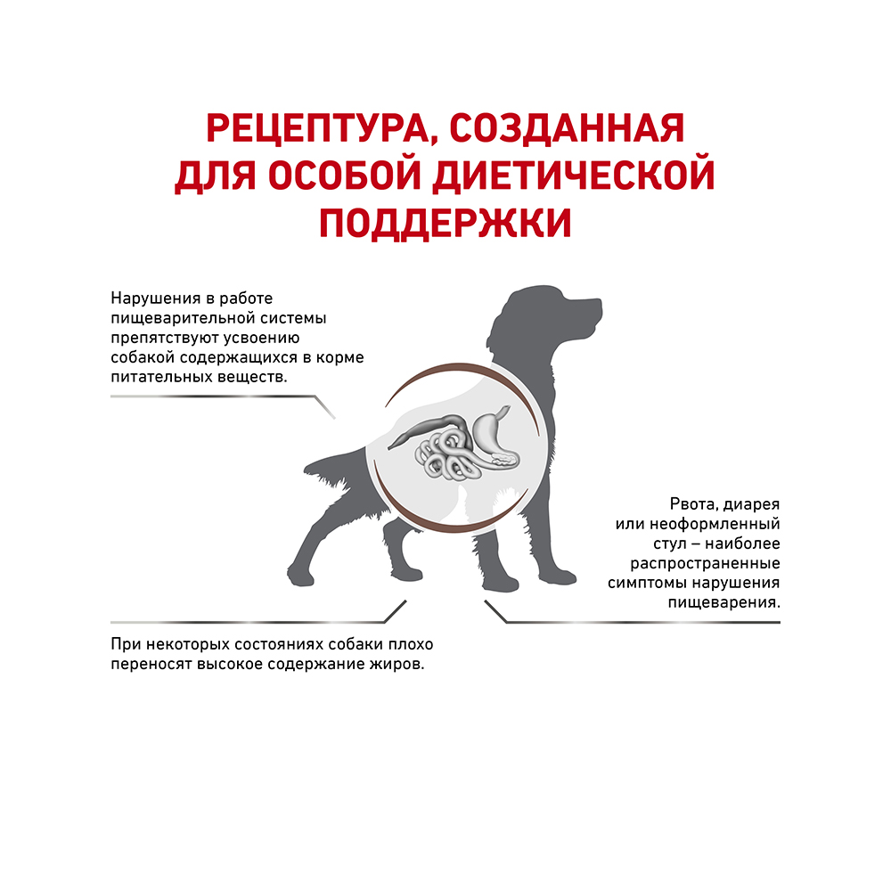 ПР0001417 Корм для собак Vet Diet Gastro Intestinal Low Fat LF22 при нарушении пищеварения сух. 12кг ROYAL CANIN  - Вид №2