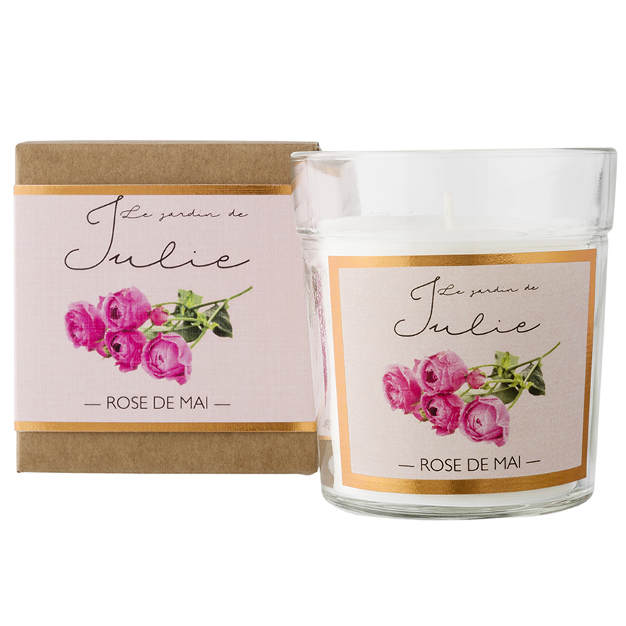 VV008RMLJ Свеча ароматическая , le jardin de julie, майская роза, 30 ч Ambientair 