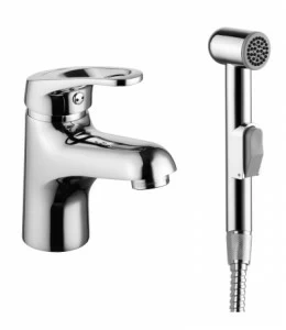 LM3116C Смеситель Omega для раковины с гигиеническим душем LEMARK OMEGA