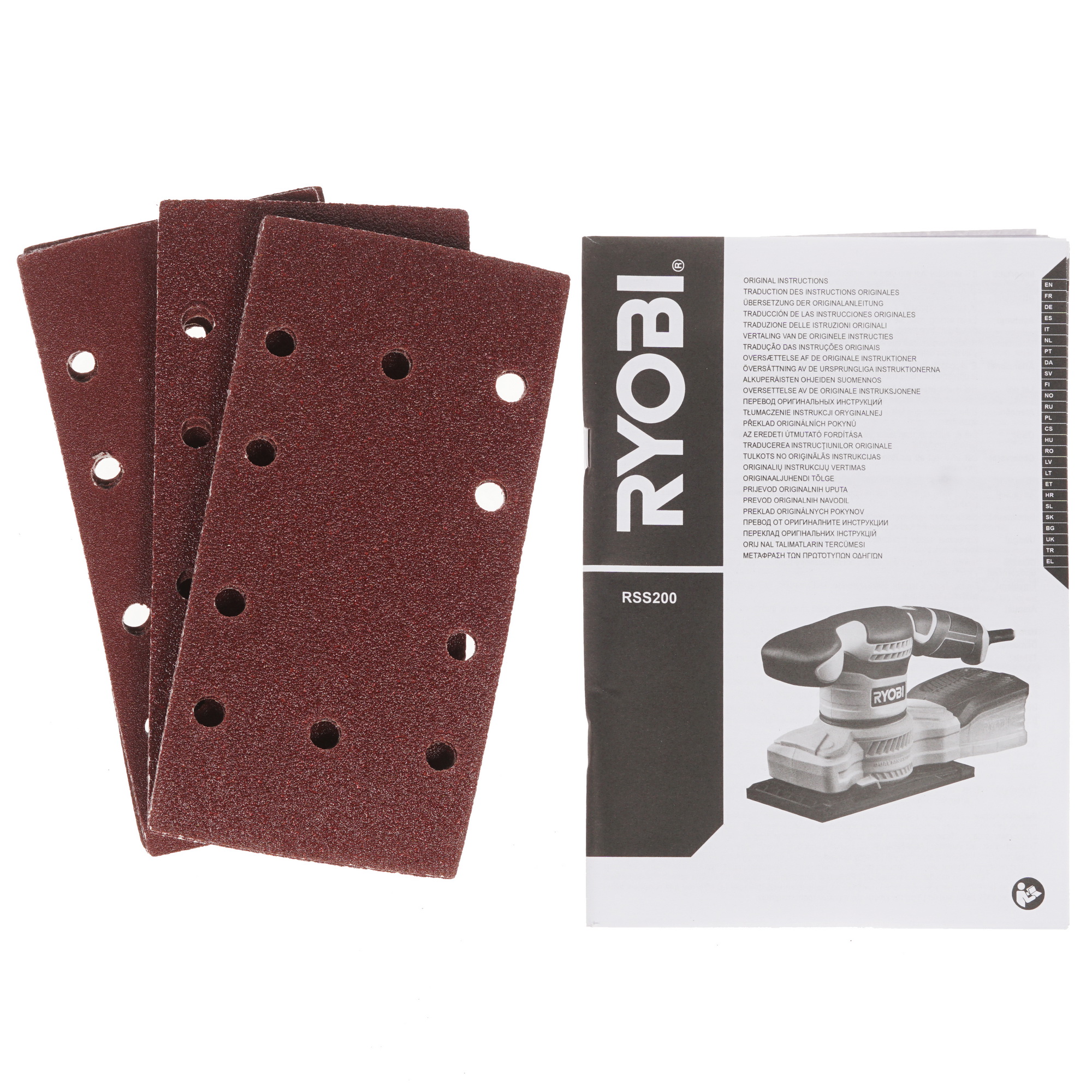 Виброшлифовальная машина Ryobi RSS200-GA20 8146222 STDN-0059505 - Вид №6