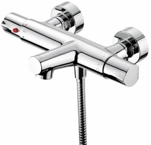 JUSTIME Настенный термостатический смеситель для ванны из хромированной латуни с гибким питанием Chapter 6926-t4-85cp