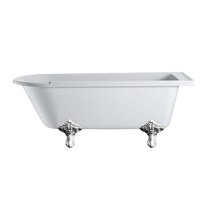Ванна акриловая Hampton левосторонняя с ножками E11 CHR Hampton Burlington E13, E11 CHR - Вид №1