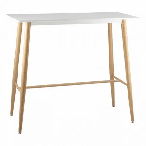 Барный стол белый 120х60 см Eames EAMES  00-3881920 Белый