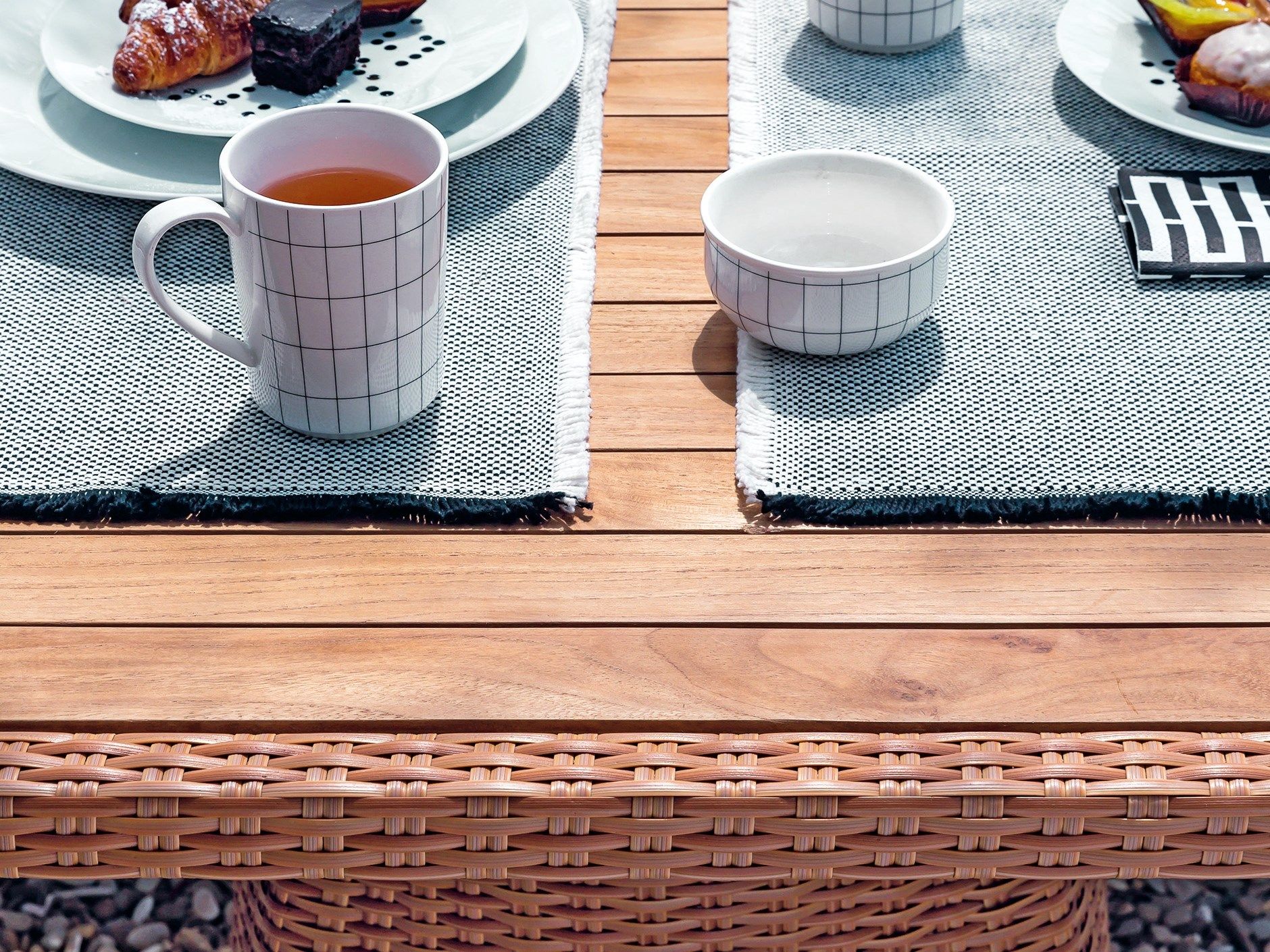 Стол из синтетического волокна Il Giardino di Legno Waikiki ARCH-00115474 - Вид №1