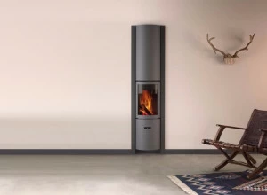 Stûv Настенная дровяная печь из нержавеющей стали для воздушного отопления Stûv 30 compact