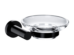 Настенная мыльница из латуни и стекла