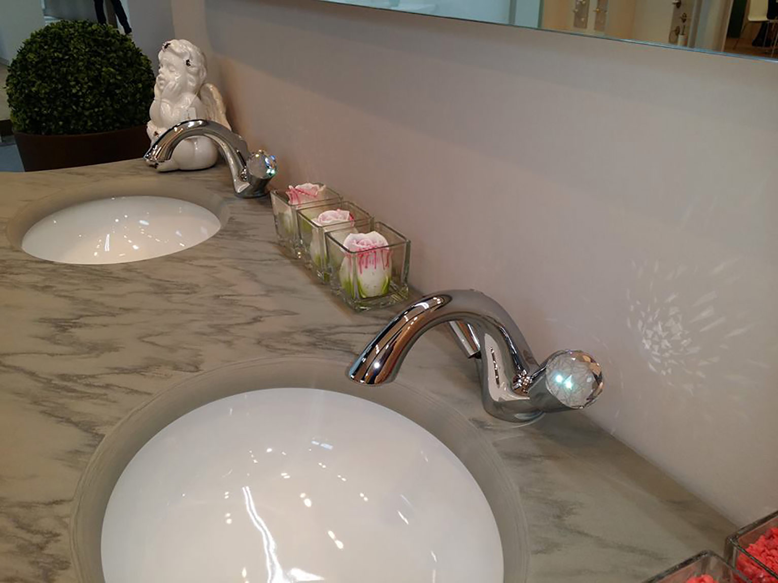 2077 ** 22 Умывальник настенный Nicolazzi Series Cristallo  - Вид №1