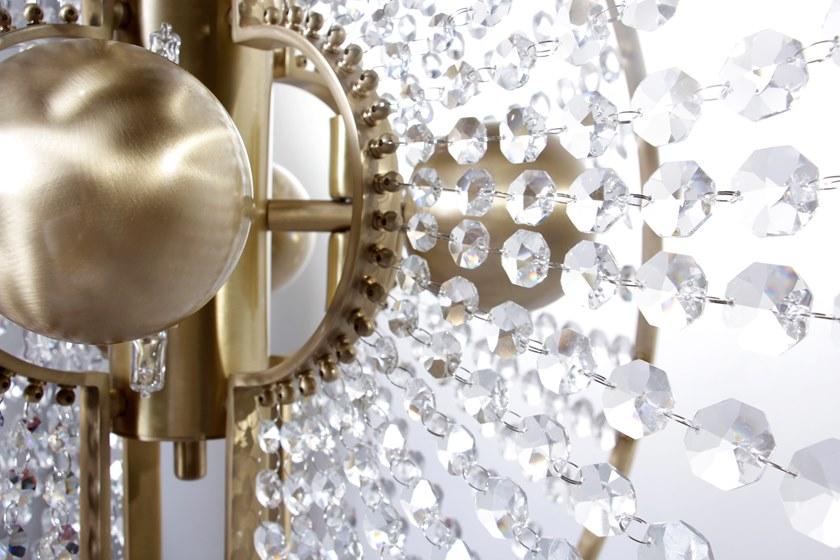 KOKET Подвесной светильник прямого и отраженного света с кристаллами sun-id-1395770 - Вид №2