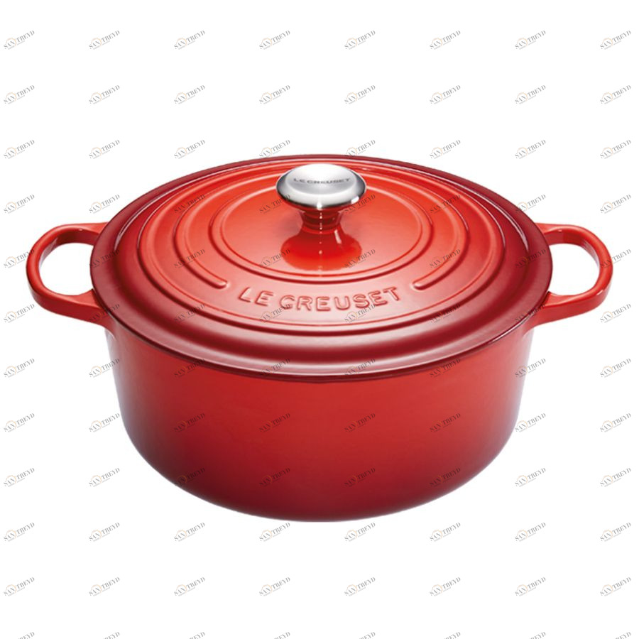 Кастрюля чугунная Le Creuset, Ø22 см, вишневая 21177220602430