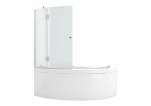 Шторка для ванны Aquanet AQ2 L, матовое стекло