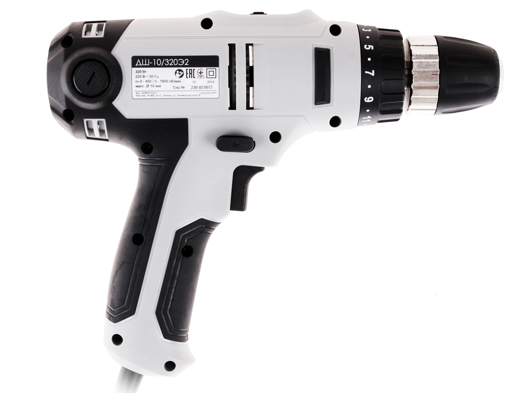 Дрель-шуруповерт Интерскол ДШ-10/320Э2 1083547 STDN-0145913 - Вид №1