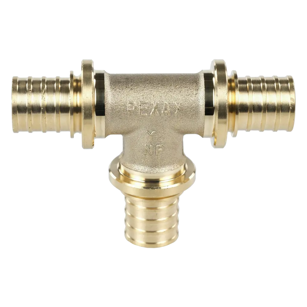 Тройник Rehau латунный 20x20x20 мм для прочных соединений 89384183 РЕХАУ STLM-1397253