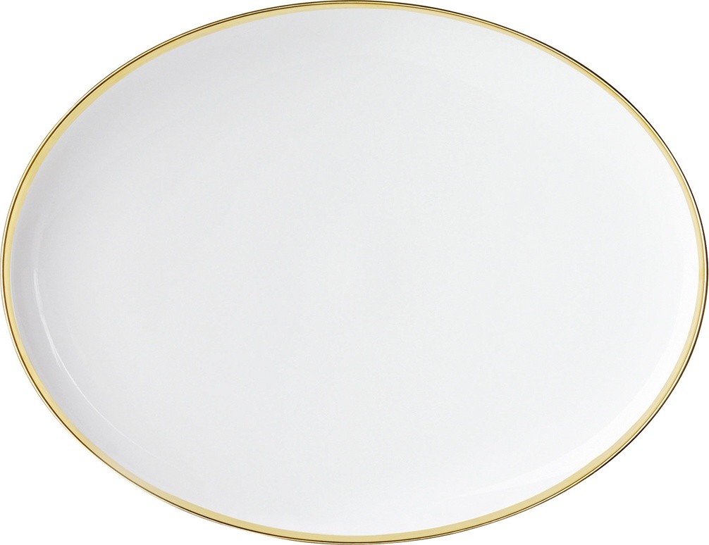 91550 Sieger by Furstenberg Блюдо овальное Sieger by Furstenberg "Мой фарфор! Золотое сокровище" 31см Фарфор 