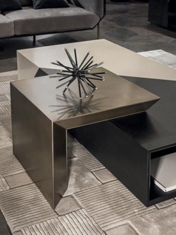 Shake Журнальный столик из лакированного дерева со встроенным ящиком sun-id-1408126 - Вид №2