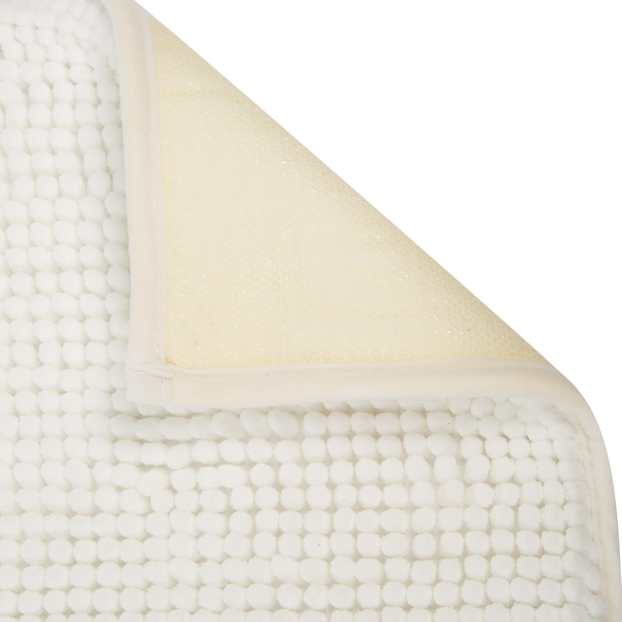 82490635 Коврик для туалета 45x45 см цвет белый Merci Santreyd - Вид №2