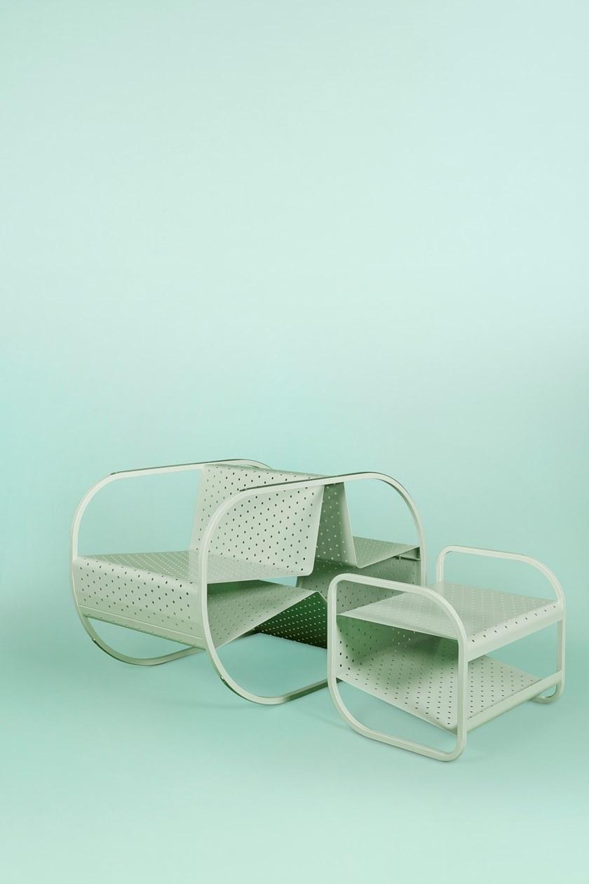 Giacopini Подставка для ног / журнальный столик из металла Flip sun-id-1390561 - Вид №9