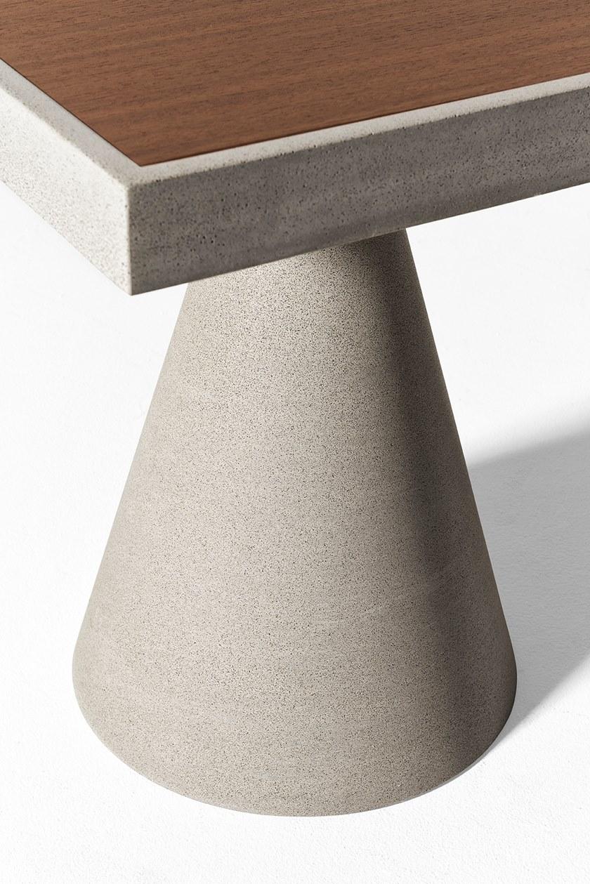 Meridiani Квадратный садовый столик из ductal® sun-id-1446592 - Вид №1