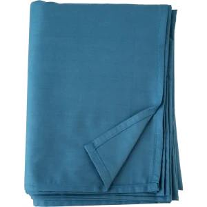 Простыня двуспальная Mona Liza Premium, 215x180 см, сатин, цвет сине-голубой 82493884 STLM-2120064