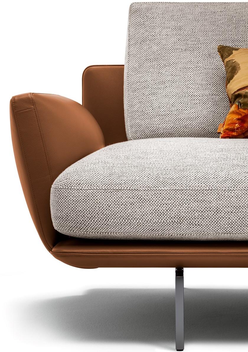 Poltrona Frau Модульный диван из кожи и ткани La collezione - divani e poltrone sun-id-1487212 - Вид №9