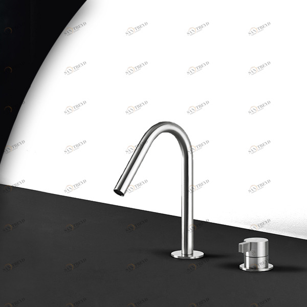 Смеситель для раковины TOOX TXQ30S серебристый матовый Radomonte