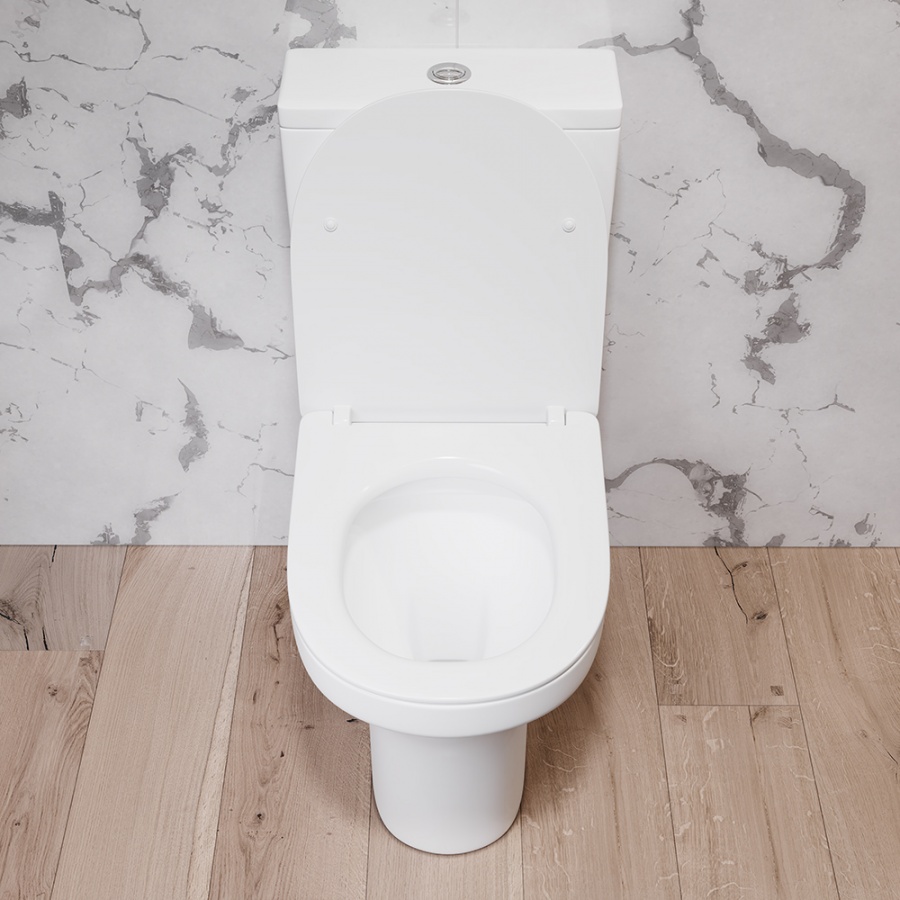 DX35C8600SC унитаз-компакт безободковый с сиденьем микролифт Damixa Skyline - Вид №3